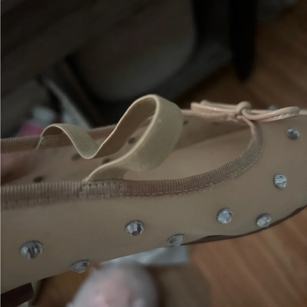 Jeffrey Campbell Women's Releve Embellished Mesh Mary Jane Flats - Picture 4 of 6